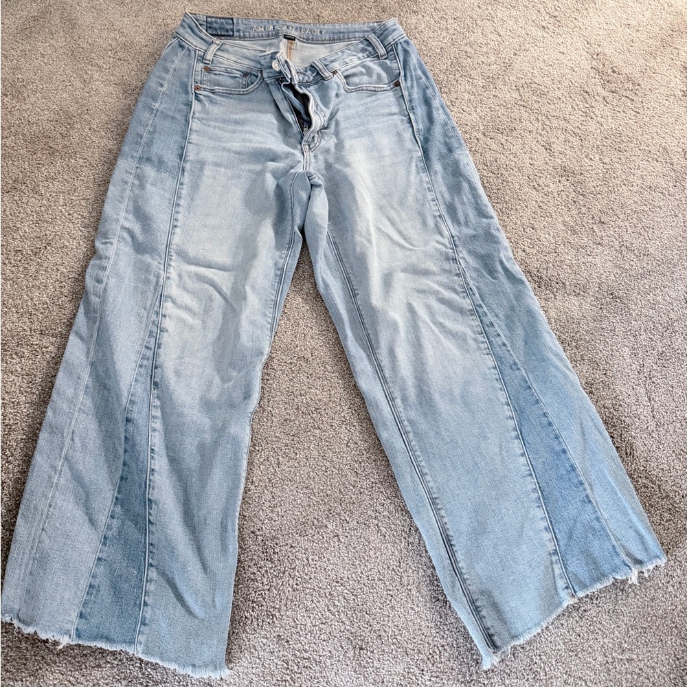 American Eagle Outfitters Light Blue Flare Jeans